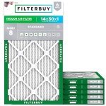 AFB Silver MERV 8 Air Filters Pack of 6