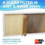 K&N 14X18X1 Washable MERV 11 Air Filter