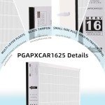 MERV16 Replacement Air Filter 16x25x3 (2-Pack)