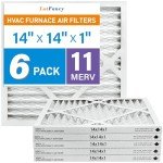 LotFancy 14x14 MERV 11 Air Filters (6-Pack)