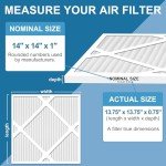 LotFancy 14x14 MERV 11 Air Filters (6-Pack)