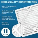 LotFancy 14x14 MERV 11 Air Filters (6-Pack)