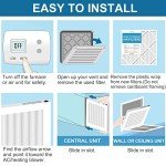 LotFancy 10x20x1 MERV 13 Air Filters (6-Pack)