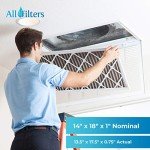 SpiroPure MERV 8 Pleated Air Filters (6 Pack)