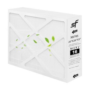 X8795 Furnace Air Filter Replacement, MERV 16