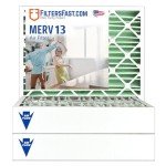 20x24x4 MERV 13 Pleated Air Filters - 3 Pack