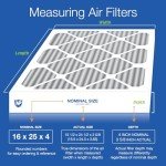 Nordic Pure 16x25x4 Pleated Air Filters with Carbon