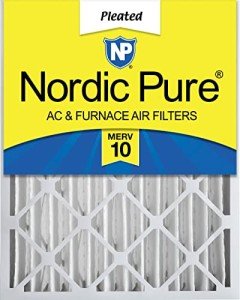 Nordic Pure 16x20x4 Pleated MERV 10 Filter