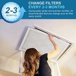 LotFancy 16x20x1 MERV 8 Air Filter 4-Pack