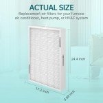 Aliveair MERV 15 Replacement Air Filter 16"x25
