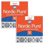 Nordic Pure 20x20x5 MERV 15 Air Filters - 2 Pack