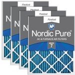 Nordic Pure MERV 7 Pleated Air Filters 4-Pack