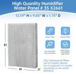 35 Water Pad Filters for Lennox Humidifiers - 2 Pack