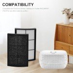 Jusfoouo Breeze Air Purifier Filter Replacement, 2 Pack