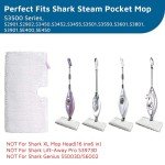 Replacement Pads for Shark Steam Pocket Mops, 4 Pack