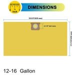 6 Pack Replacement Filter Bags for Vacmaster Vacuum