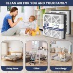 20x20x3 MERV13 Pleated Air Filters - 2 Pack