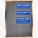 17x20x1 Washable Electrostatic A/C Air Filter