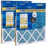PureFlow 18x20x1 MERV-13 Home Air Filters - 2 Pack