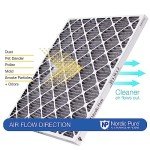 Nordic Pure MERV 10 Carbon Air Filters 3 Pack