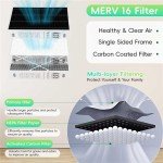 MERV 16 Carbon-Clean Air Filter 2 Pack