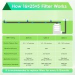 MERV 16 Carbon-Clean Air Filter 2 Pack