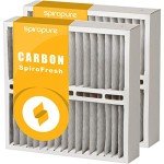 SpiroPure MERV 10 Air Filters 21x21x4.5 (2 Pack)