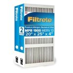 Filtrete 20x25x4 MERV 13 Air Filters - 2-Pack