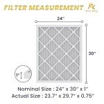 MervKing Pleated Air Filter 24x30x1 - 4-Pack