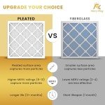 MervKing Pleated Air Filter 24x30x1 - 4-Pack