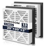 2 Pack of 20x20x3 MERV-13 Furnace Filters