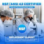 3-Pack Water Filter Compatible with LG & Kenmore