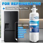 3-Pack Water Filter Compatible with LG & Kenmore