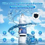 3-Pack Water Filter Compatible with LG & Kenmore