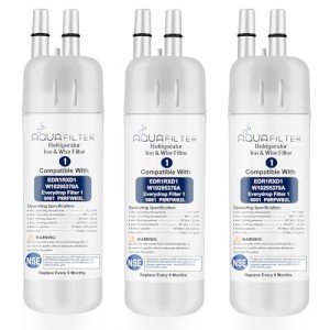 W10295370A Refrigerator Water Filter Replacement - 3-Pack