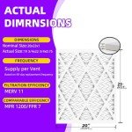 20x23x1 MERV 11 Pleated Air Filters - 6 Pack