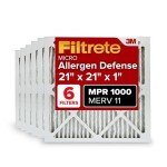 Filtrete Micro Allergen Defense Air Filters, 6 Pack
