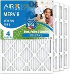 AIRX Wicked Clean MERV 8 Air Filters 4 Pack