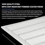 14x30 Steel Return Air Grille with Removable Face