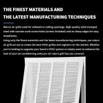 14x30 Steel Return Air Grille with Removable Face