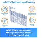 16x19x1 MERV 8 Pleated Air Filters - 4-Pack