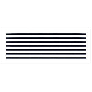 Modern White Aluminum AC Vent Cover, 36x14