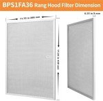 WZKO Aluminum Range Hood Grease Filters - 2 Pack