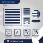 Aluminum Return Grille for 36" x 14" Duct