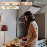 WZKO Aluminum Range Hood Grease Filters - 2 Pack