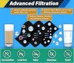 4-Pack Refrigerator Water Filter Replacement Compatible 4396841