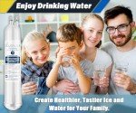 4-Pack Refrigerator Water Filter Replacement Compatible 4396841