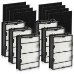 DerBlue 6PK HEPA and Pre-Filters for Holmes