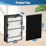 DerBlue 6PK HEPA and Pre-Filters for Holmes