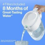 Brita Standard Water Filters for Pitchers - 4 Pack